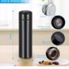 Thermos en Acier Inoxydable 40 oz – Affichage de Température, Couvercle Anti-Fuite et Motivation Quotidienne – Image 3
