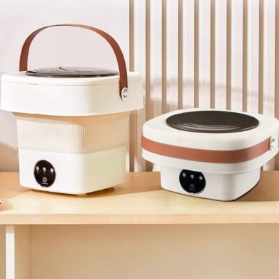  غسالة صغيرة للملابس قابلة للطي