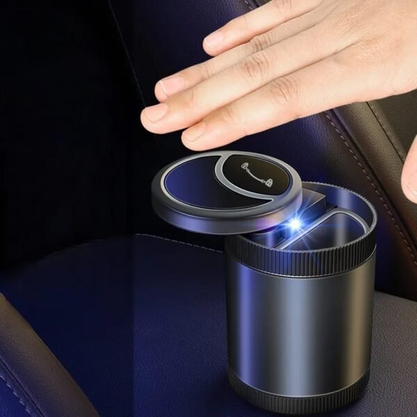 حاوية السجائر للسيارة، مطفاية سجائر Cigarette Container For Car – Image 2