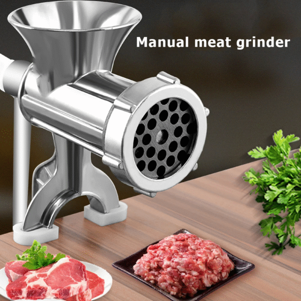 Manual Meat Grinder جودة مطاعم... بيدك! مفرمة لحم يدوية للذواقة والمميزين – Image 6