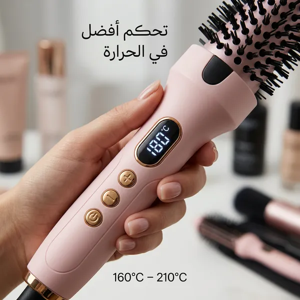 فرشاة حرارية لفرد و تجعيد الشعر شديد التمويج - الصورة 3
