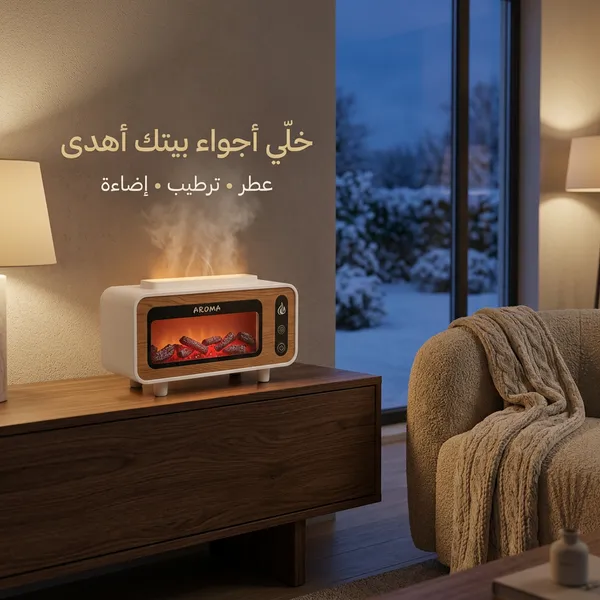 مصباح الترطيب والتعطير الذكي (3 في 1)" أو "فواحة ومرطب الأجواء المضيئة - الصورة 2