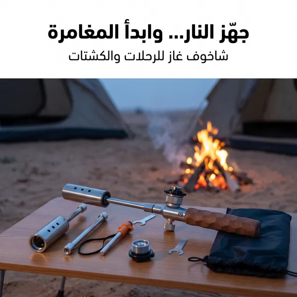ولاعة غاز للتخييم – رفيقك المثالي للرحلات - الصورة 4
